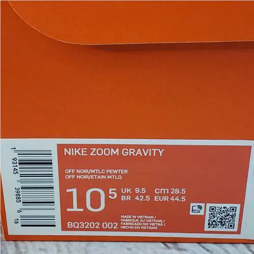 Nike shoes - Nike Zoom Gravity - Zoom Gravity - BQ3202-002 - OFF NOIR/MTLC PEWTER, Manufacturer: Off Noir/Mtlc Pewter 1