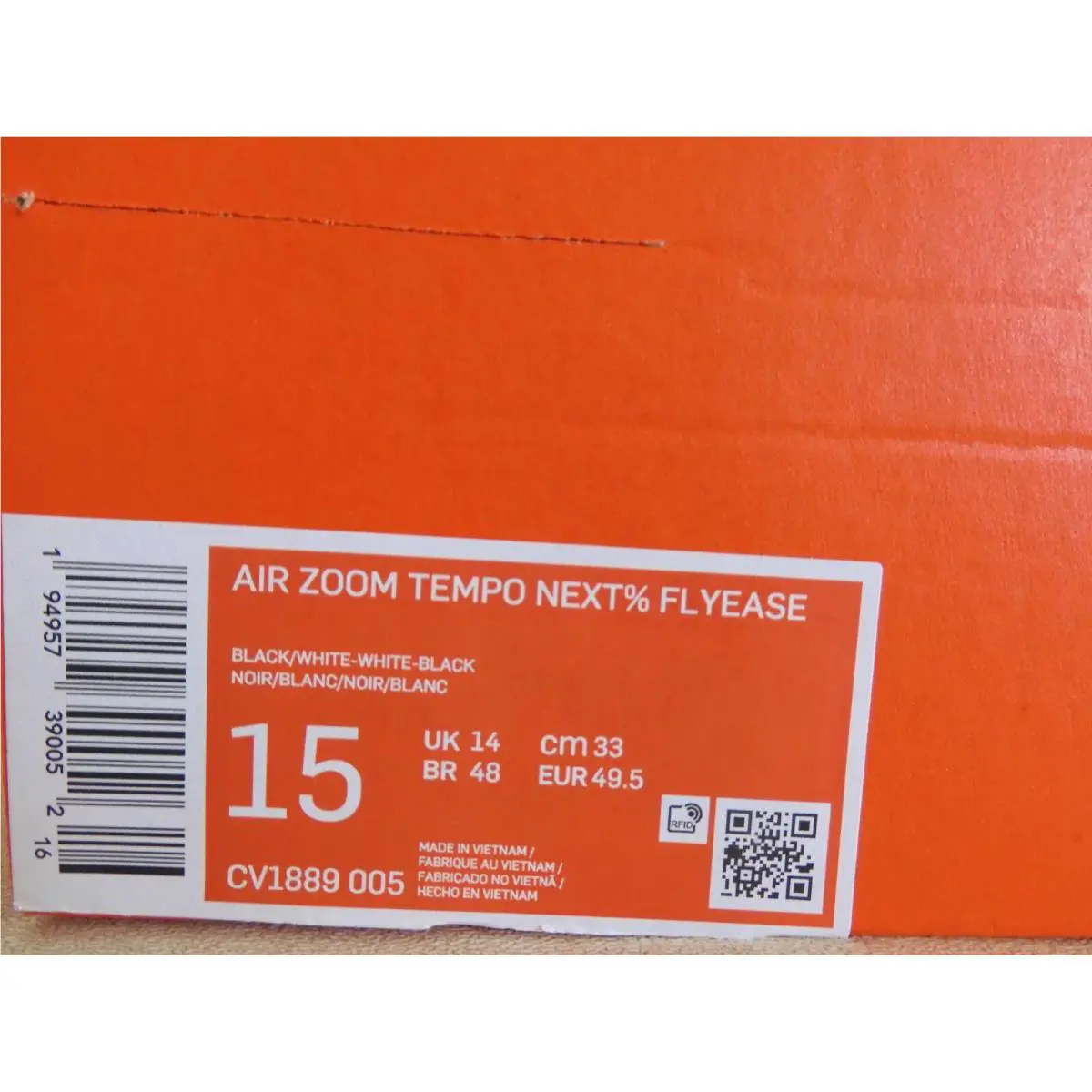 Nike shoes - Nike Air Zoom Tempo NEXT% - CV1889-005 - Black (UPC: 194957390052) 3