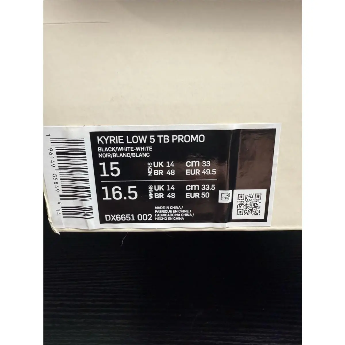 Nike shoes - Nike Kyrie Low 5 - Kyrie Low - DX6651 002 - Black 3