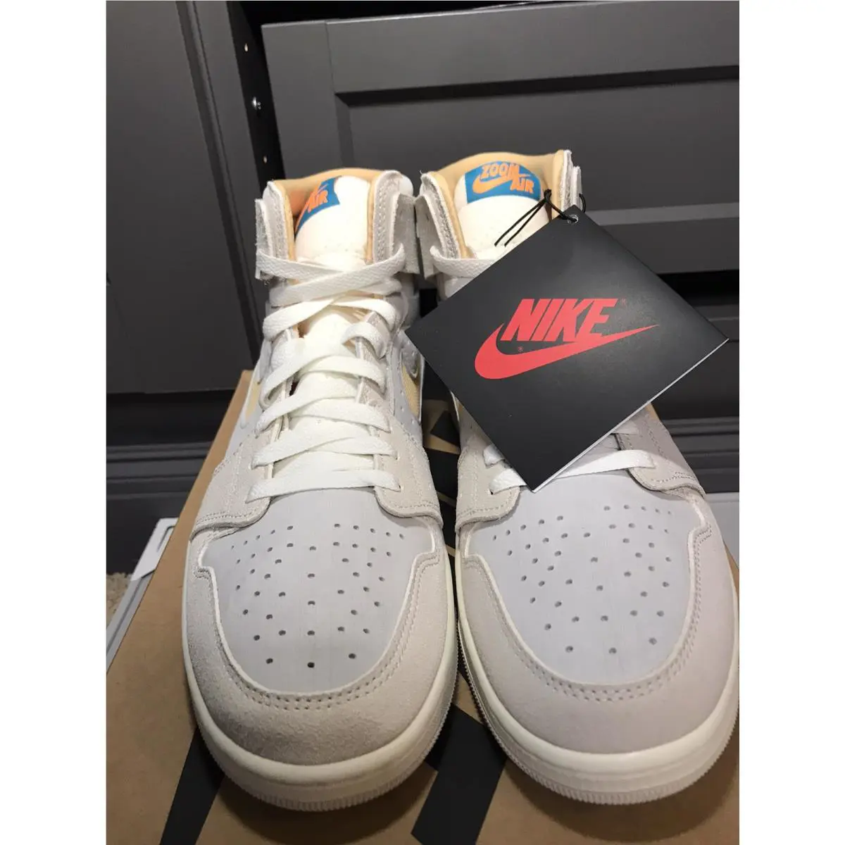 Nike shoes - Nike Air Jordan 1 - Air - DV1307-180 - Light Orewood Brown/Sail/Celestial Gold/Bright Citrus 0
