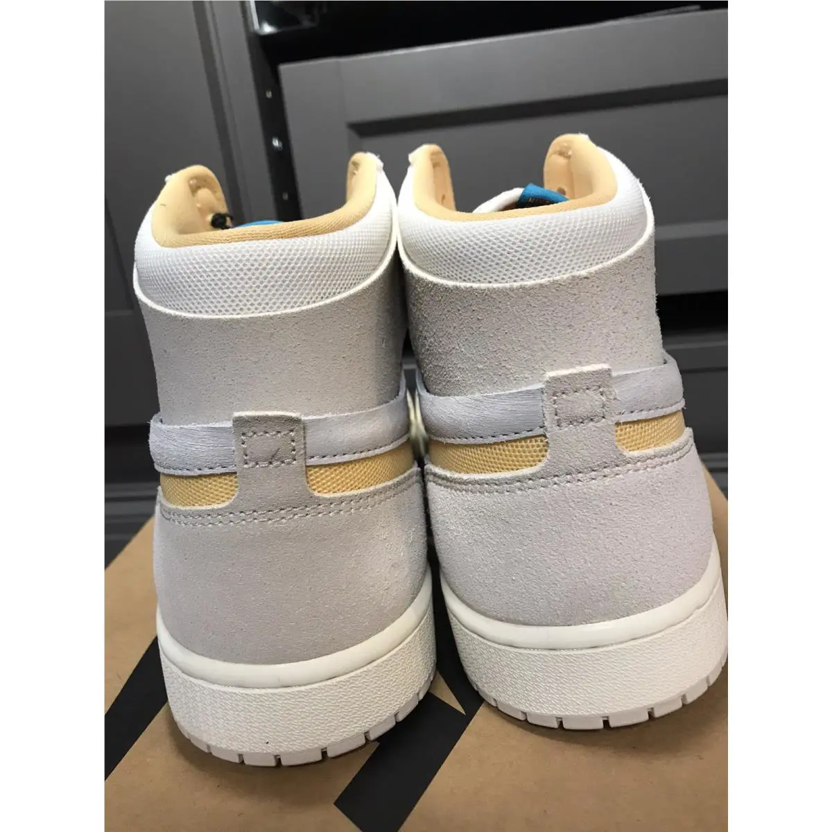 Nike shoes - Nike Air Jordan 1 - Air - DV1307-180 - Light Orewood Brown/Sail/Celestial Gold/Bright Citrus 2