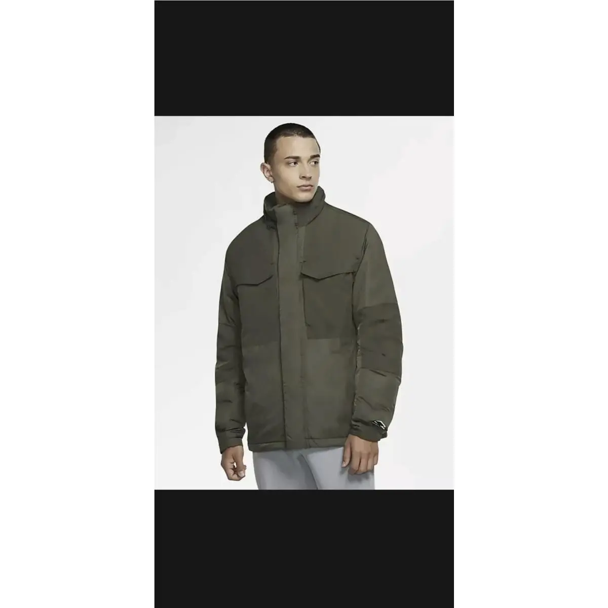 Men`s  Synethic Fill Repel Full Zip Hoodie Jacket Sz S CV5562-222 by Nike
