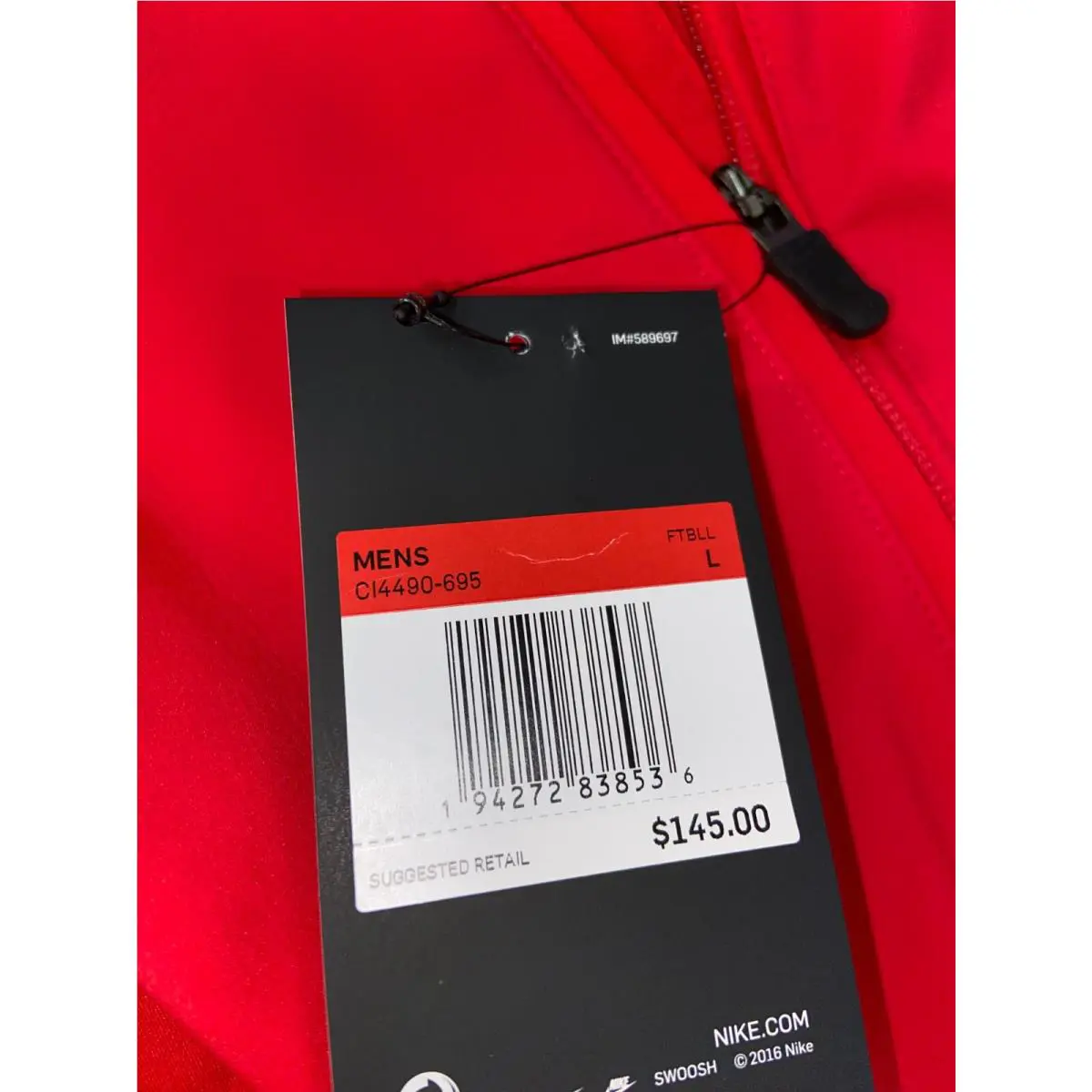 Nike clothing - Sphere - Sphere - Red (UPC: 0194272838475) 10
