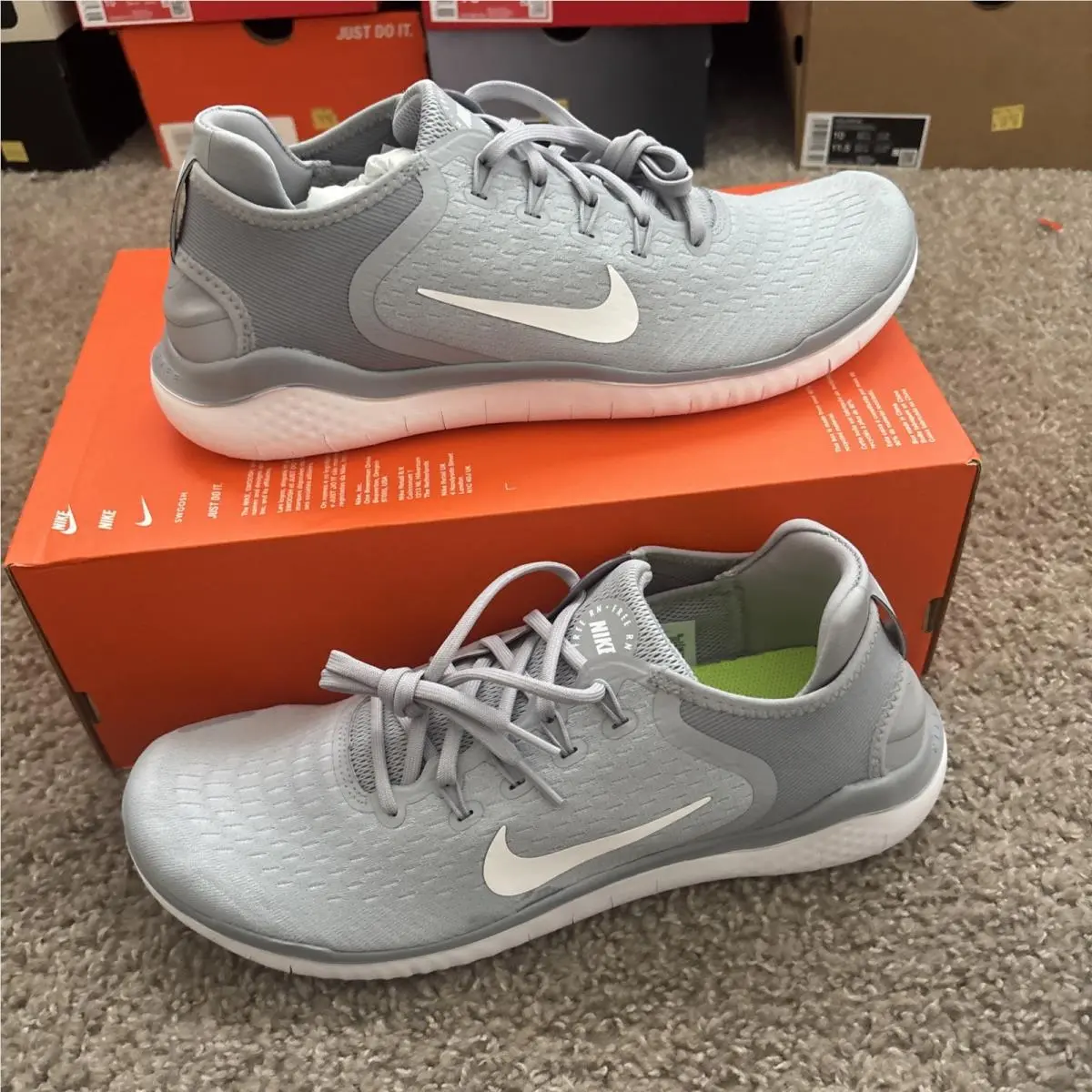 Nike Free RN 2018 Wolf Grey - 942836-003 Men’s Size 8