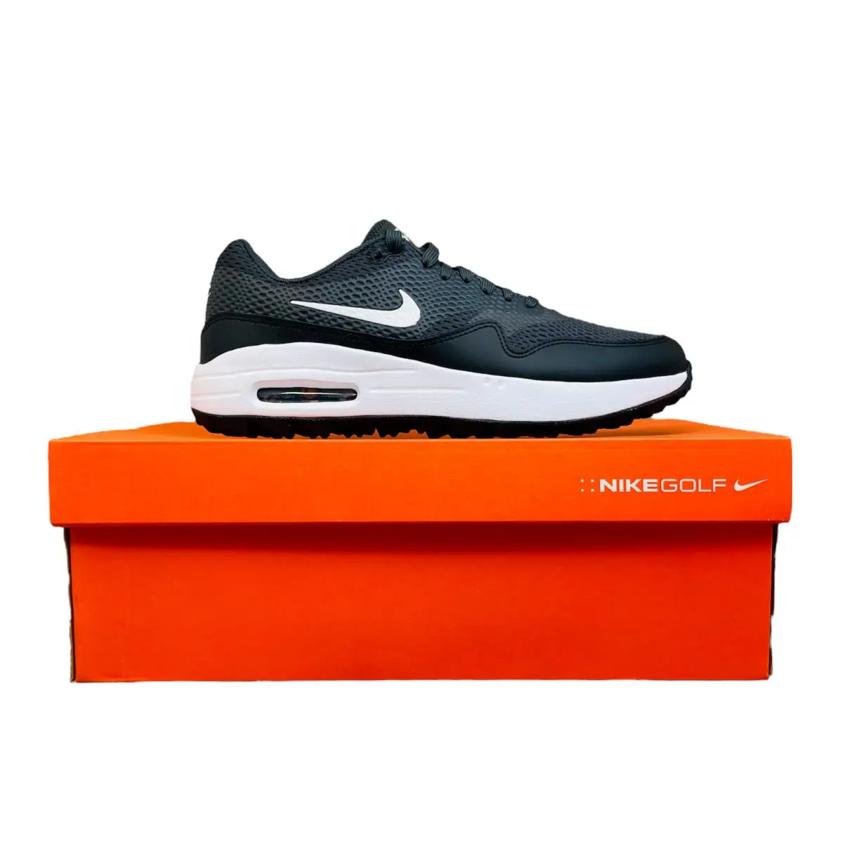 Nike Air Max 1 Golf Shoes Men`s Size 7 Spikeless Trainers Sneakers CI7576-001