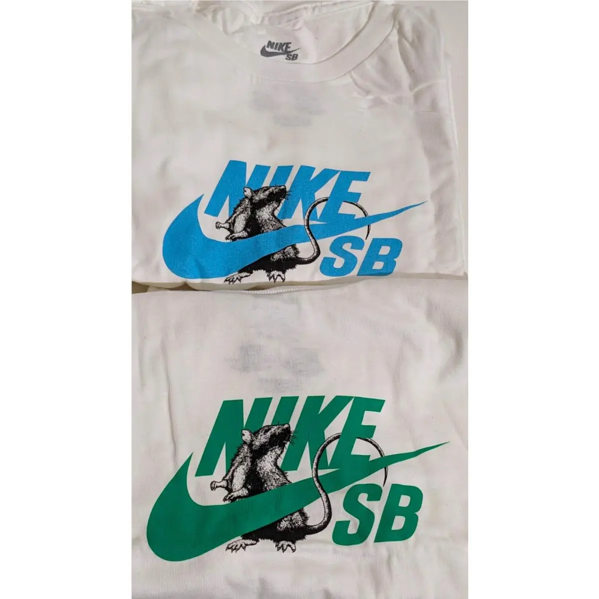 Nike shoes - White with 4 different color artwork 2