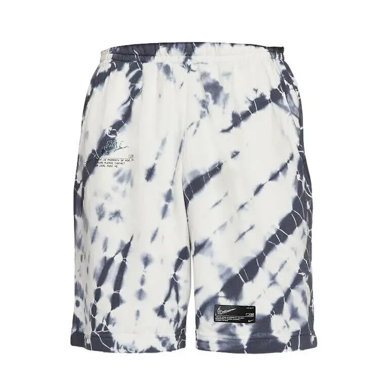 Nike Sportswear Club Graphic Shorts Men`s sz M Medium / Off White