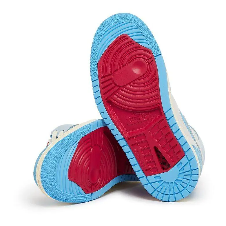 Nike shoes - Air Jordan 1 - Air - DV1305 004 - Phantom/University Blue (UPC: 196153968158) 2