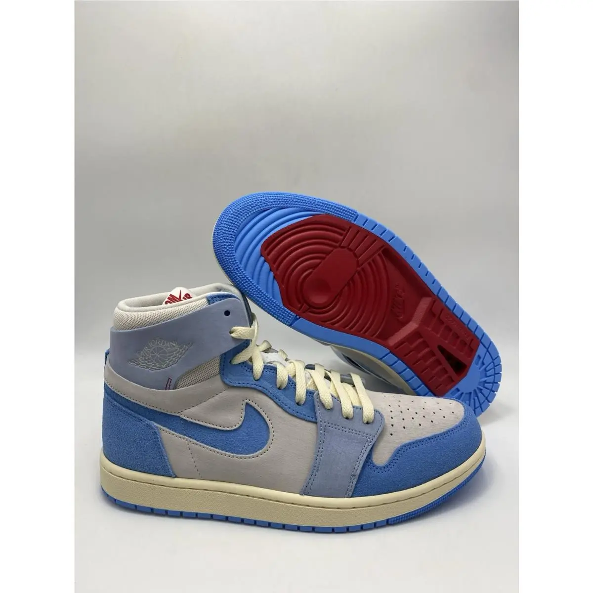 Nike W Air Jordan 1 ZM Air Cmft 2 Phantom Blue DV1305 004 Wmns Sz 11.5