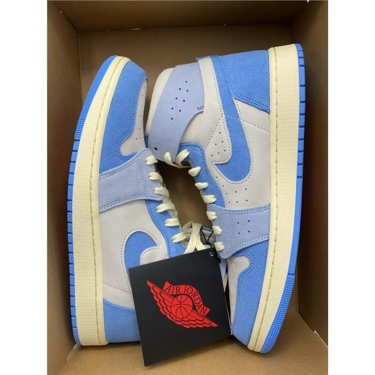 Nike shoes - Air Jordan 1 - Air - DV1305 004 - Phantom/University Blue (UPC: 196153968158) 5