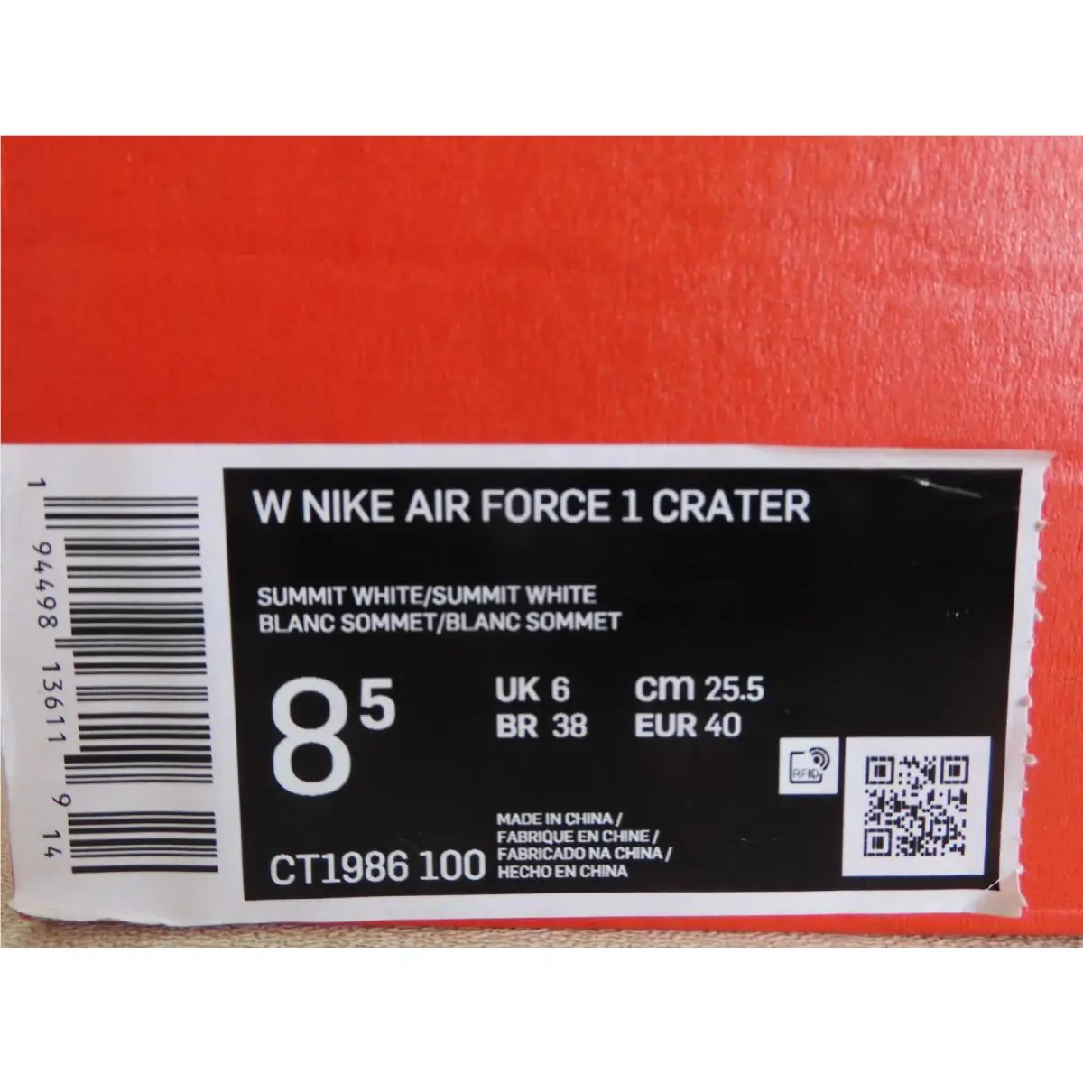Nike shoes - Nike Air Force 1 - Air Force - CT1986-100 - White (UPC: 194498136188) 6