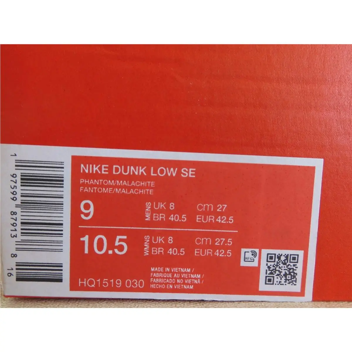 Nike shoes - Nike Dunk Low - Dunk Low - Hq1519-030 - White (UPC: 197599879138) 3