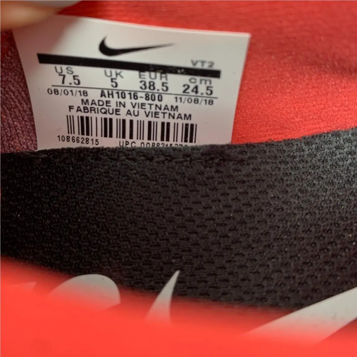 Nike shoes - Nike Odyssey React - Odyssey React - AH1016-800 - Red (UPC: 883153704670) 2