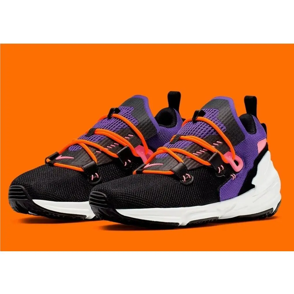 Nike Zoom Moc Black Orange Purple AT8695-003 Men`s Running Shoes size:11 us