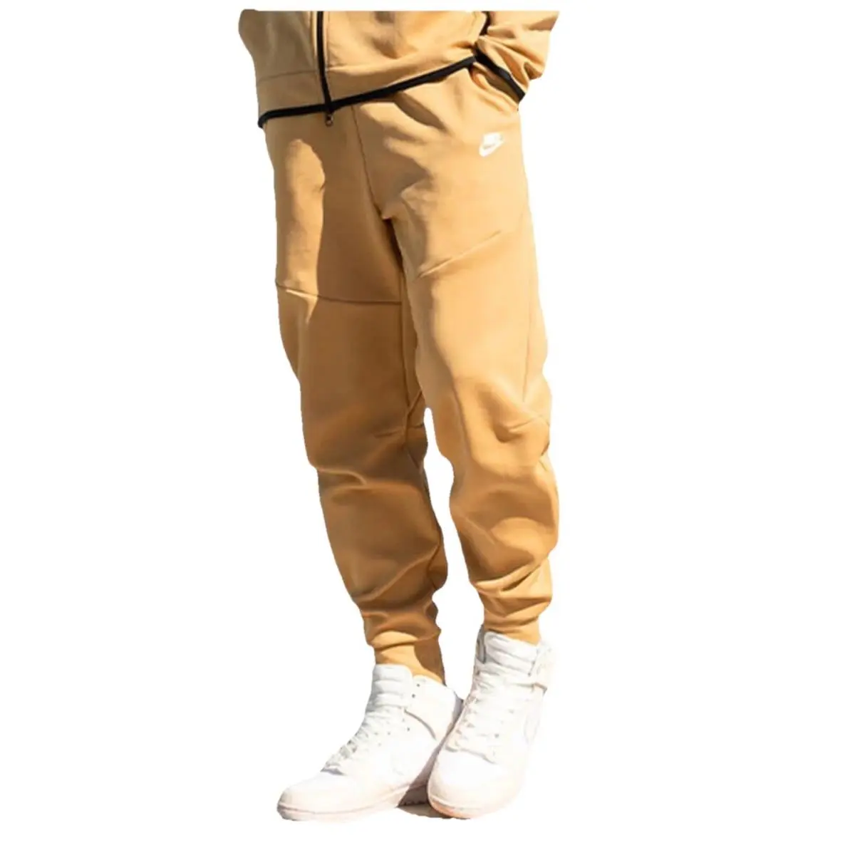 Men S Nike Sportswear Tech Fleece Jogger Pants CU4495-722 Elemental Gold