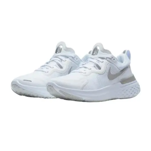 Nike shoes - Nike React Miler - React Miler - CW1778 100 - White/Metallic Silver 0