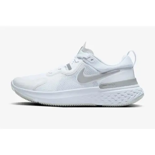 Nike shoes - Nike React Miler - React Miler - CW1778 100 - White/Metallic Silver 1