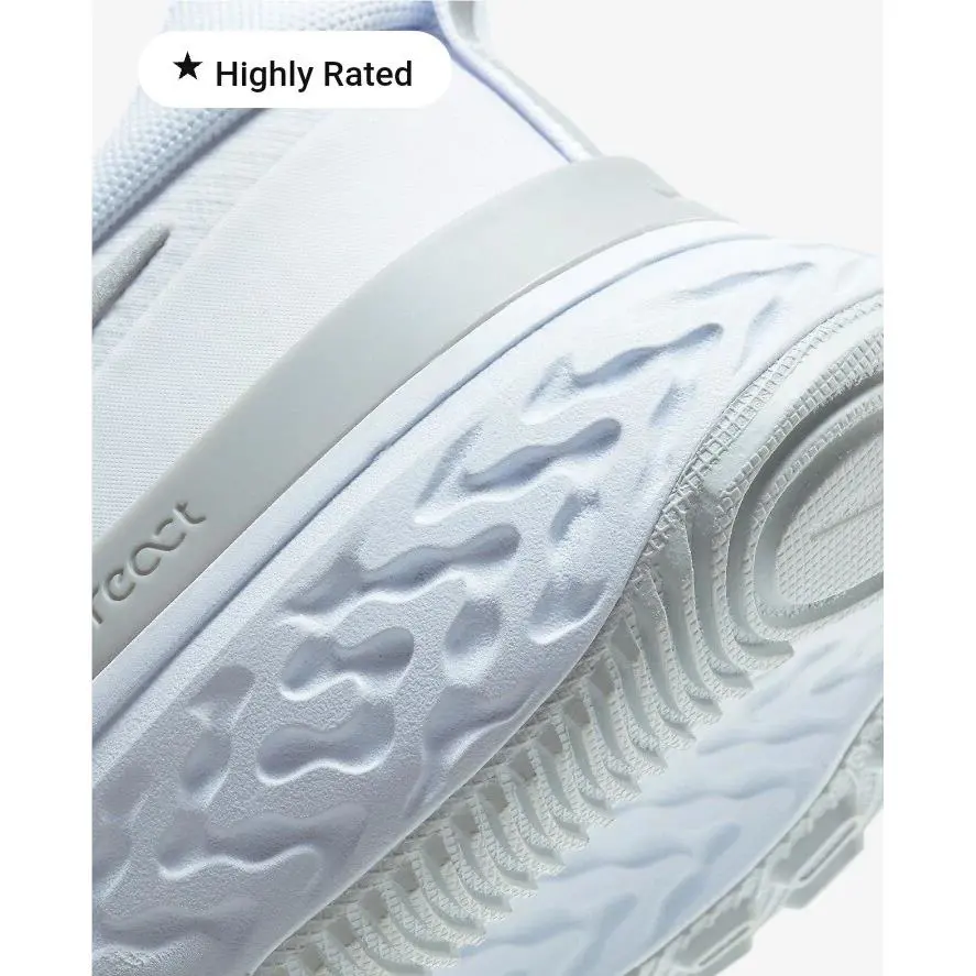Nike shoes - Nike React Miler - React Miler - CW1778 100 - White/Metallic Silver 7