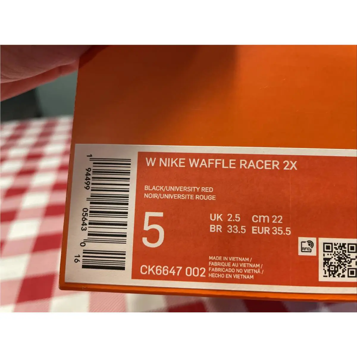 Nike shoes - Nike Waffle Racer - Waffle Racer - CK6647 002 - Black 10