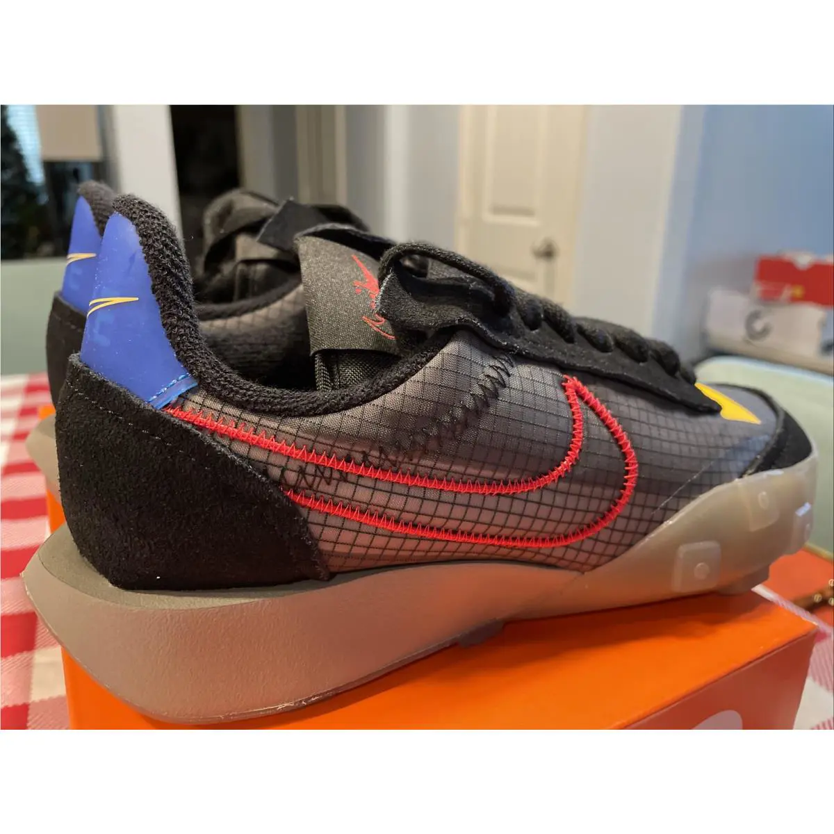 Nike shoes - Nike Waffle Racer - Waffle Racer - CK6647 002 - Black 5