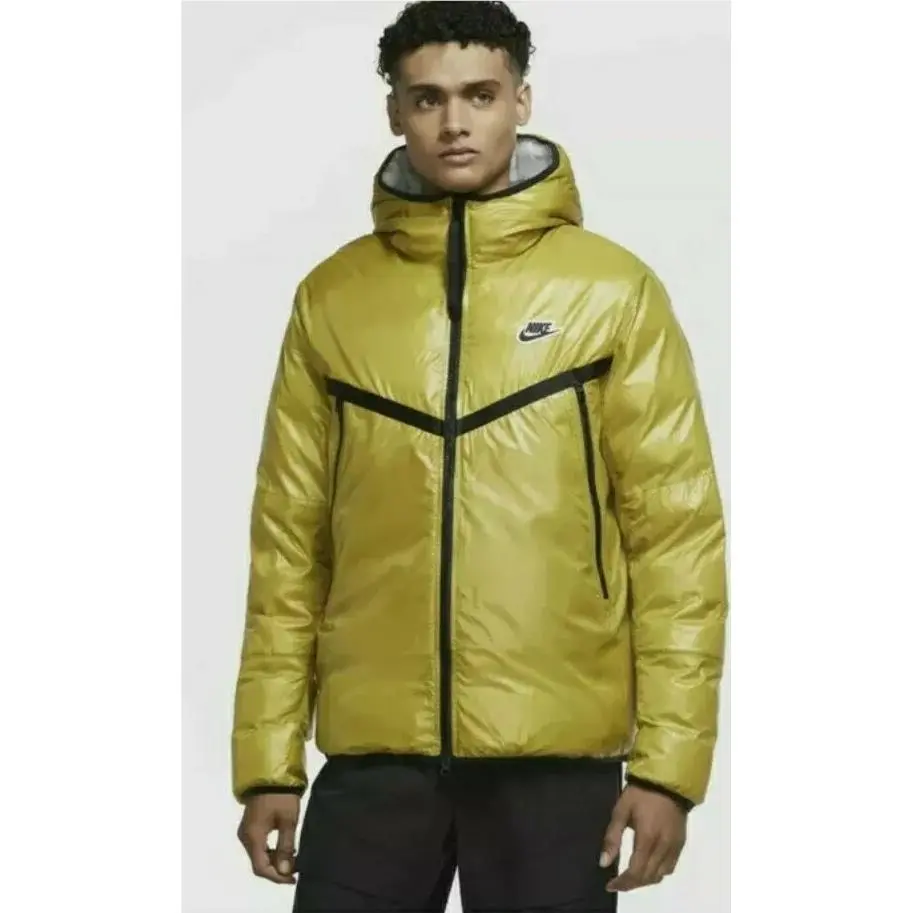 Sportswear Windrunner Repel Hooded Jacket Mens Size-xsmall Gold by Nike