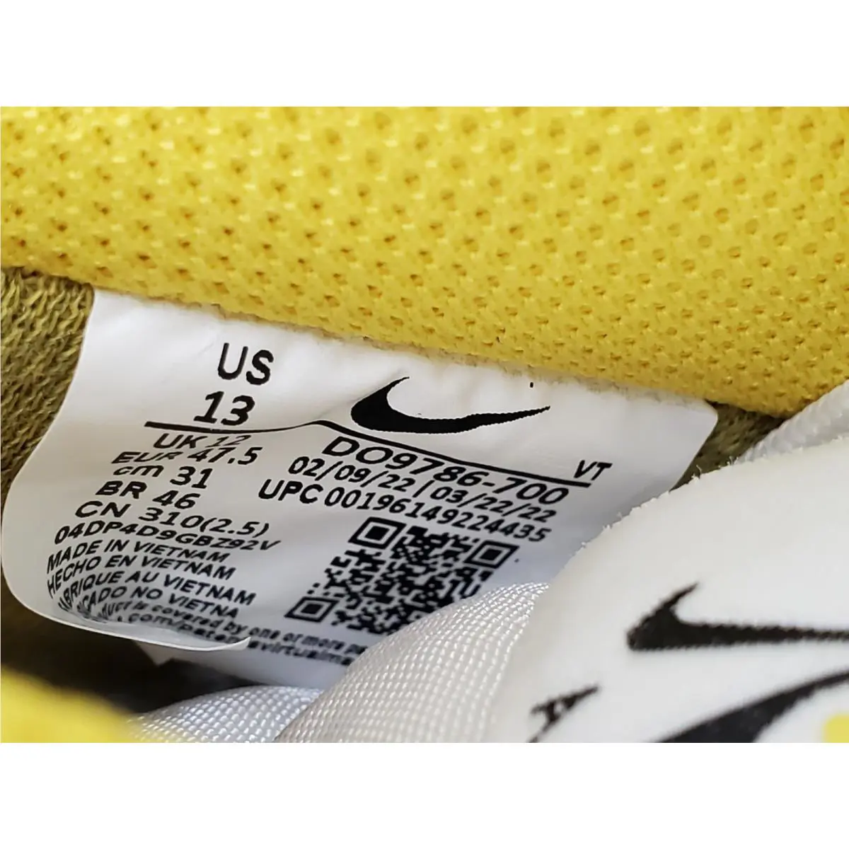 Nike shoes - DO9786700 - DO9786 700 - Yellow 6
