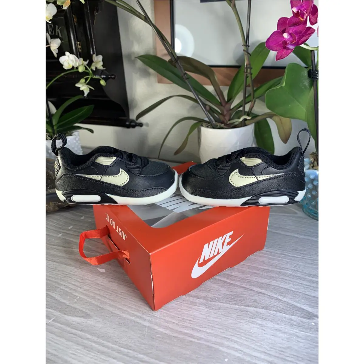 Nike shoes - Nike Air Max 90 Crib (CB) - Black, Manufacturer: Black/Gold 0