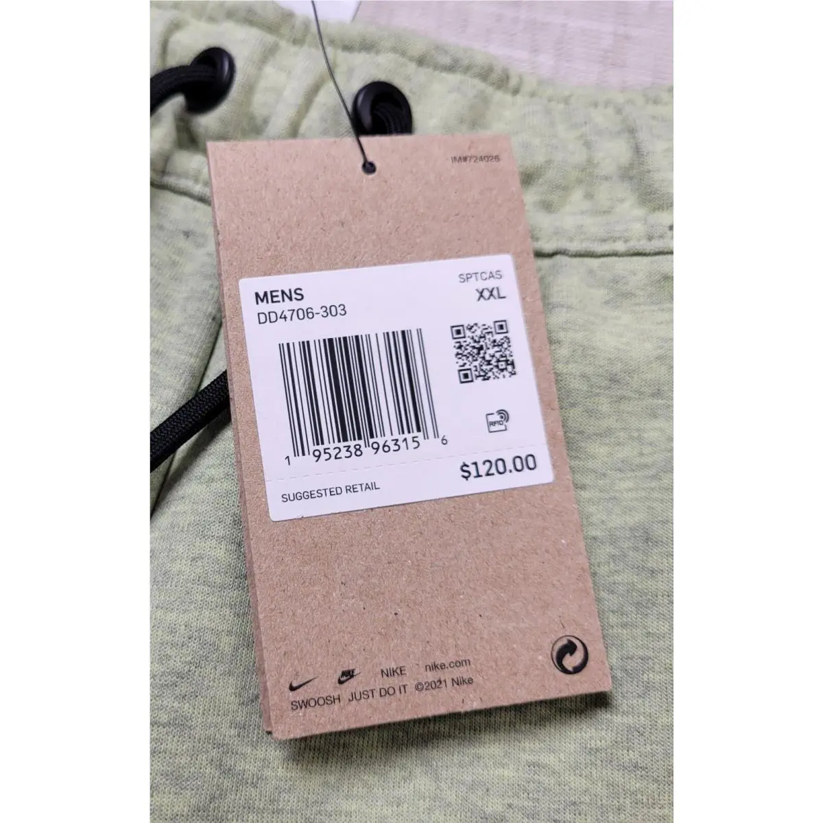 Nike clothing - Nike NSW Tech Fleece - NSW Tech Fleece - DD4706-303 - Green Black 11