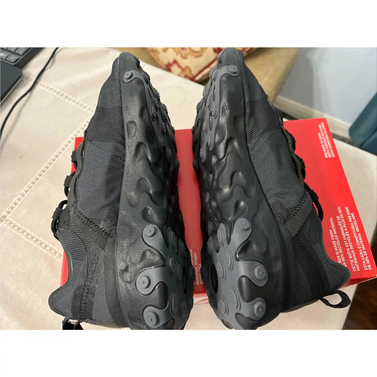 Nike shoes - React Element 55 - React Element - BQ6166-008 - Black 7