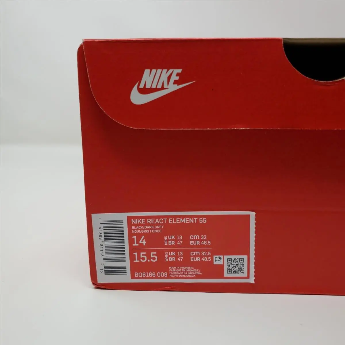 Nike shoes - Nike React Element 55 - React Element - BQ6166-008 - Black 8