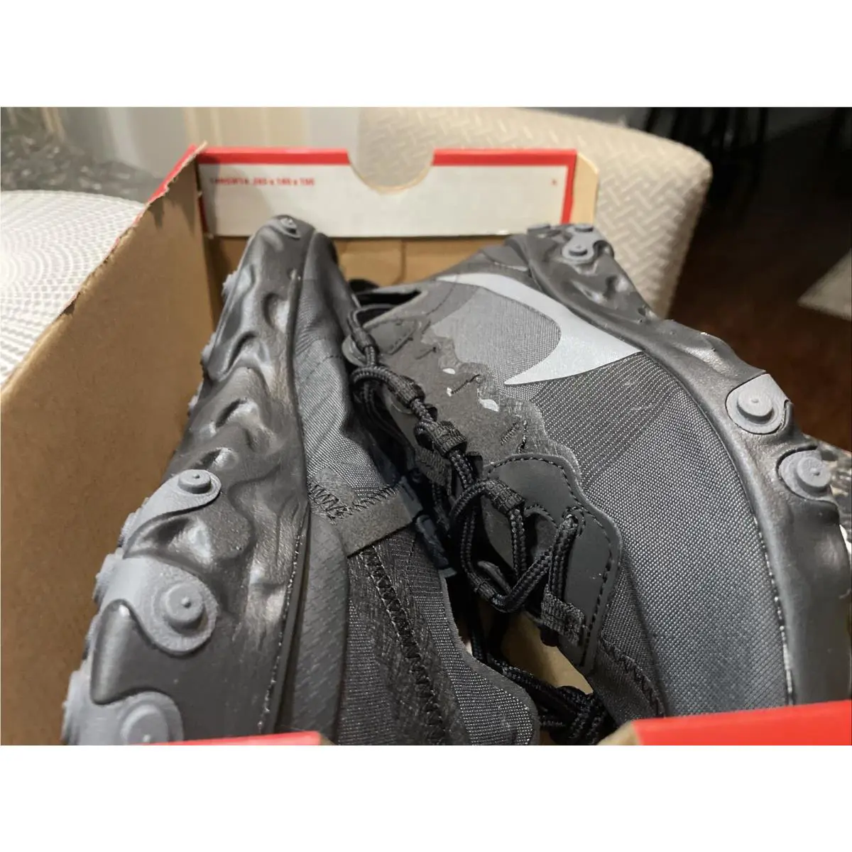 Nike shoes - React Element 55 - React Element - BQ6166-008 - Black 9