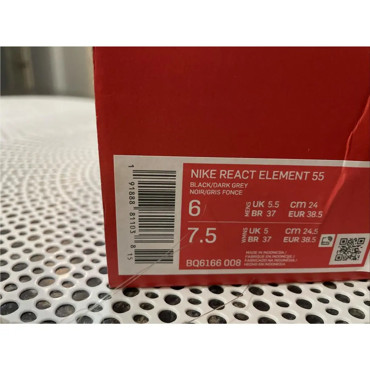 Nike shoes - React Element 55 - React Element - BQ6166-008 - Black 10