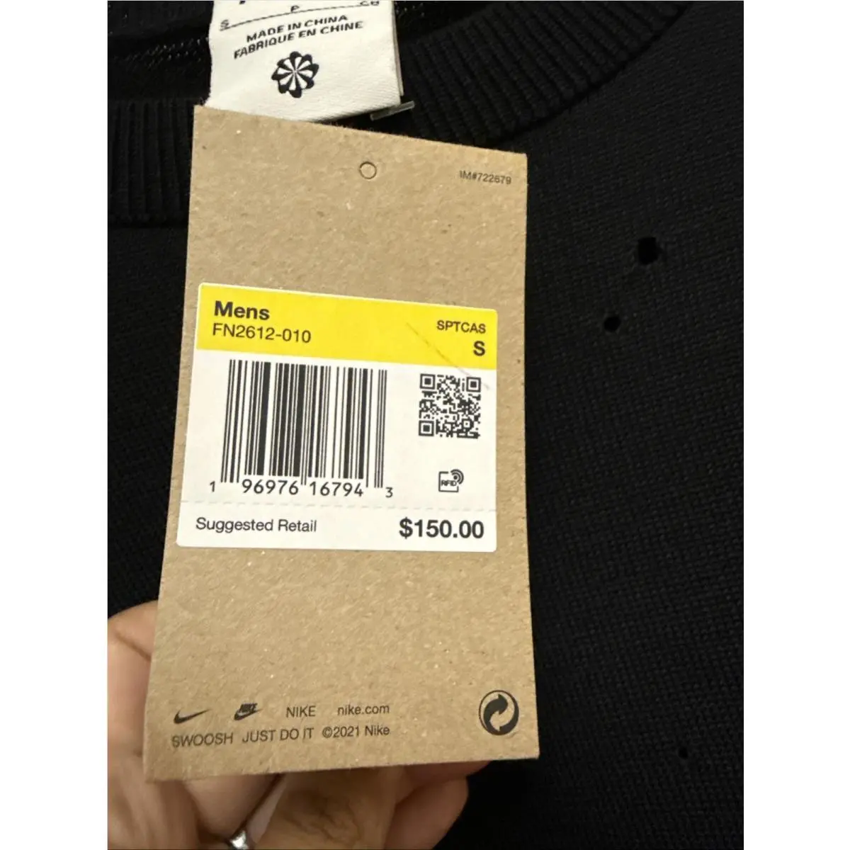 Nike clothing - Nike Tech Sweater - Tech Sweater - FN2612010 - Black 4