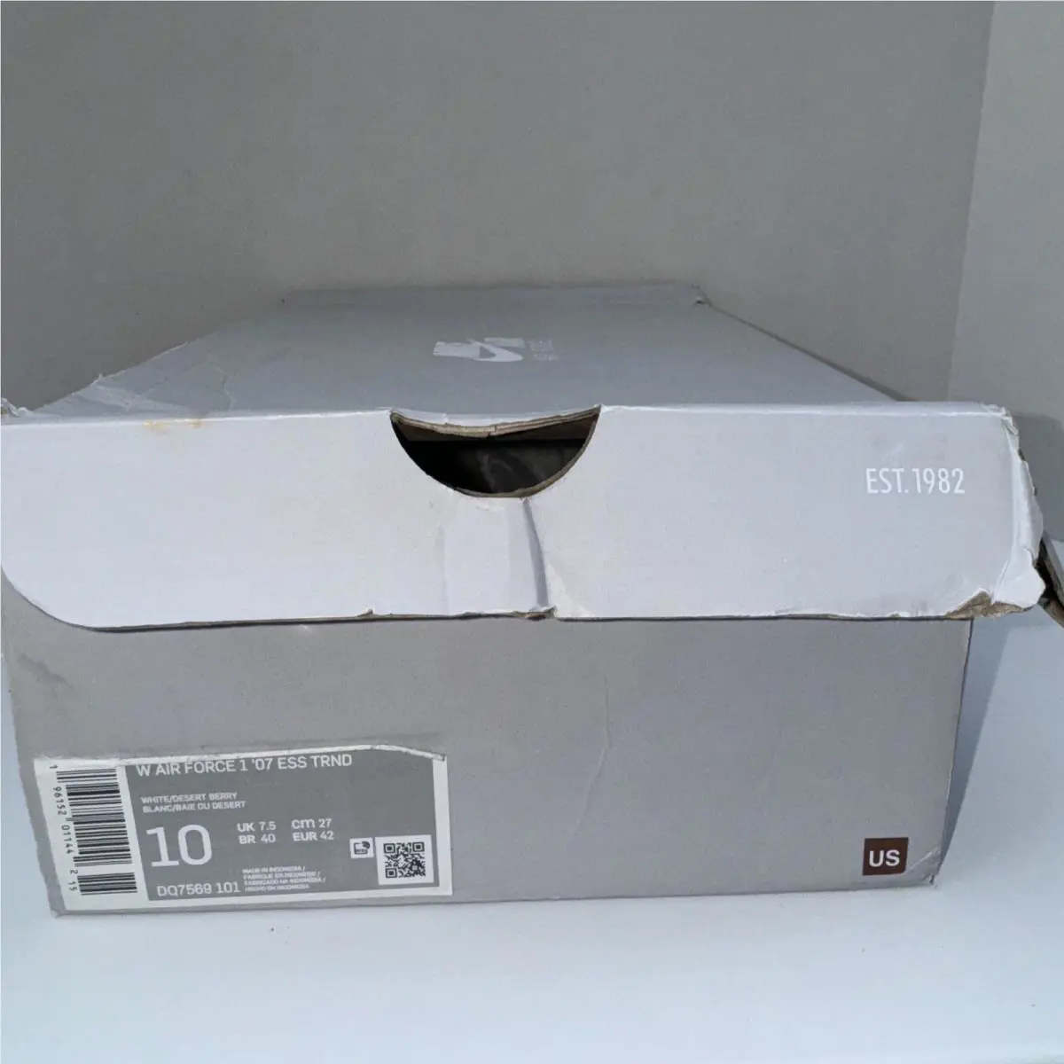 Nike shoes - Nike Air Force 1 - Air Force - DQ7569-101 - White (UPC: 196152011442) 8