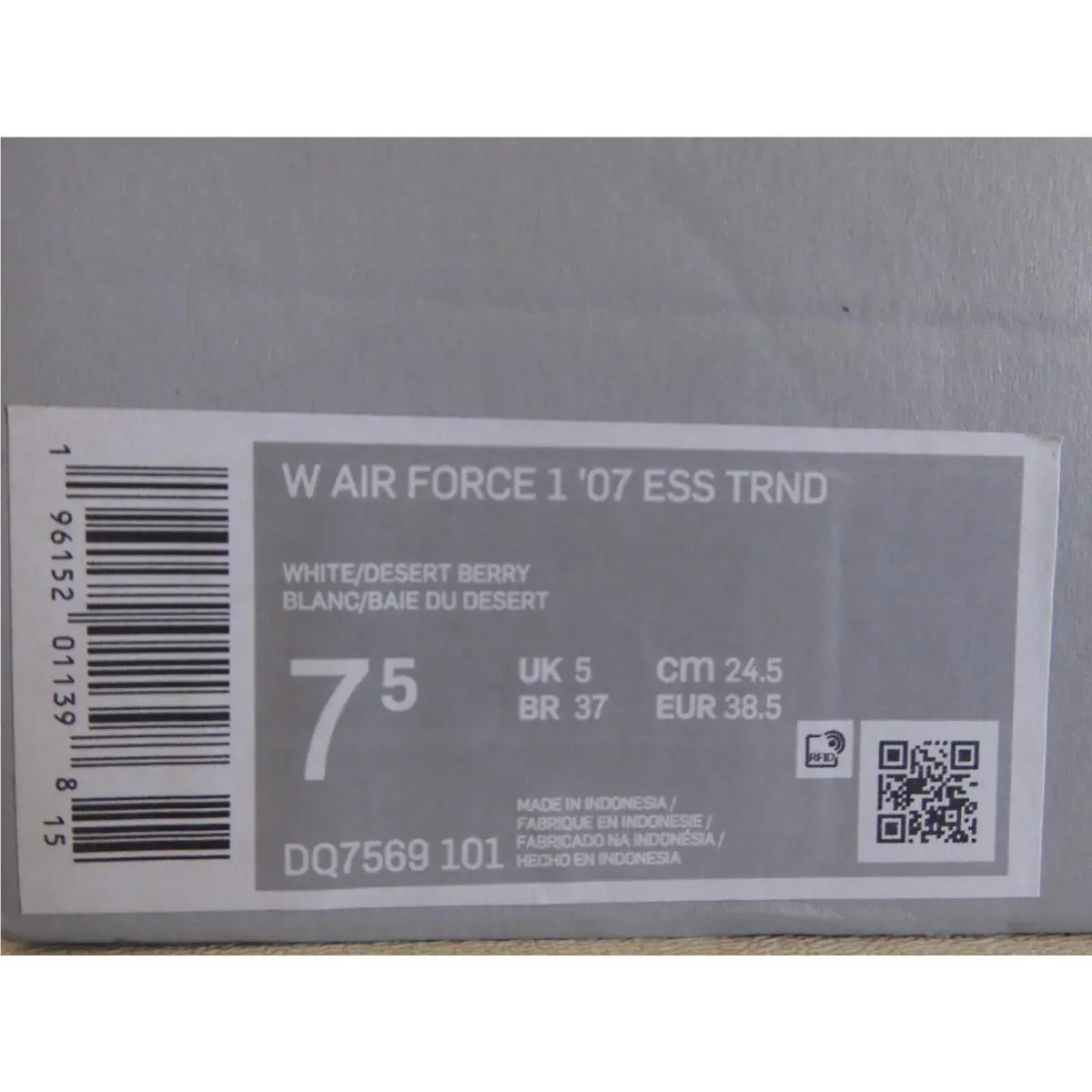 Nike shoes - Nike Air Force 1 `07 - DQ7569-101 - White (UPC: 196152011398) 3