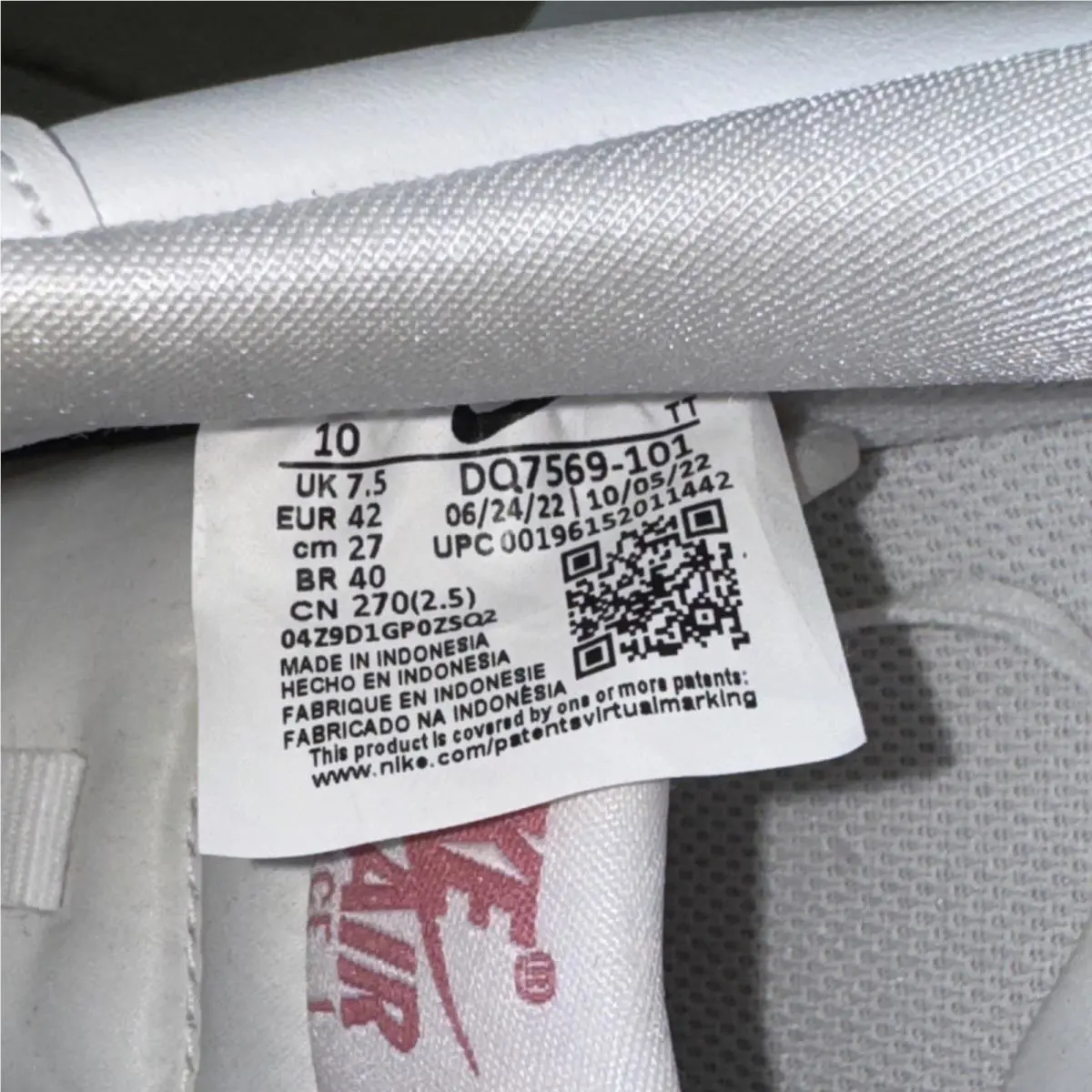 Nike shoes - Nike Air Force 1 - Air Force - DQ7569-101 - White (UPC: 196152011442) 3