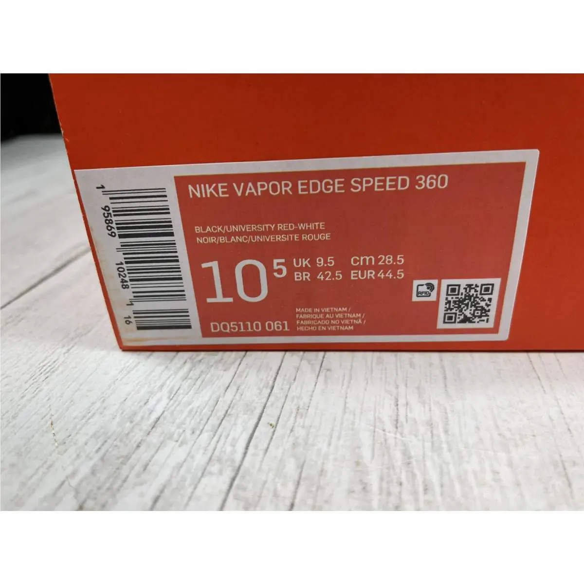 Nike shoes - Nike Vapor Edge - Vapor Edge - DQ5110-061 - Black, Grey, White, Red (UPC: 0195869102481) 10