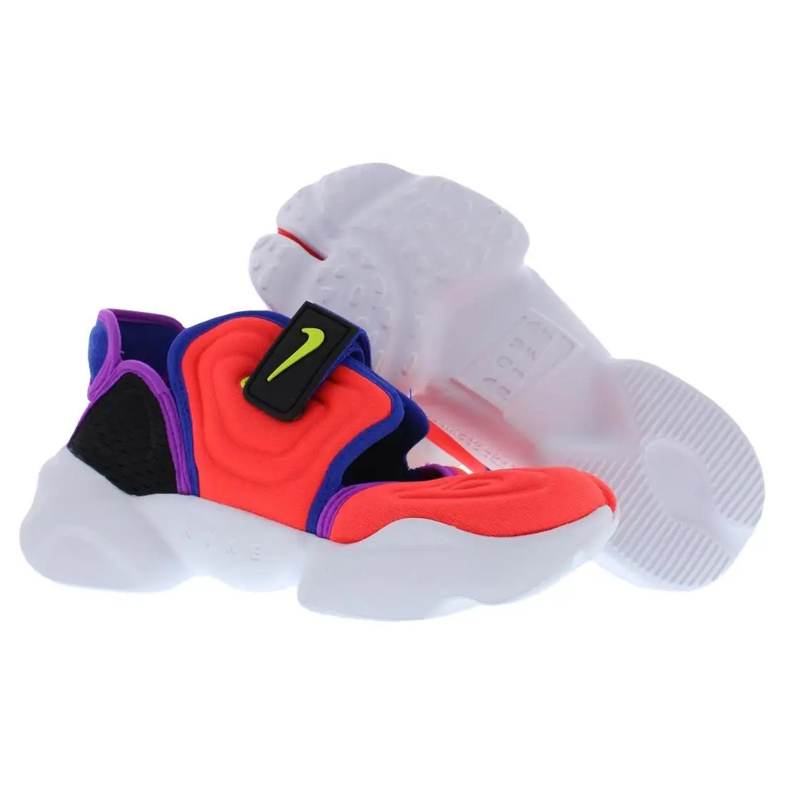Nike Aqua Rift Womens Shoes Size 5.5 Color: Bright Crimson/lemon Venom - Orange, Main: Red