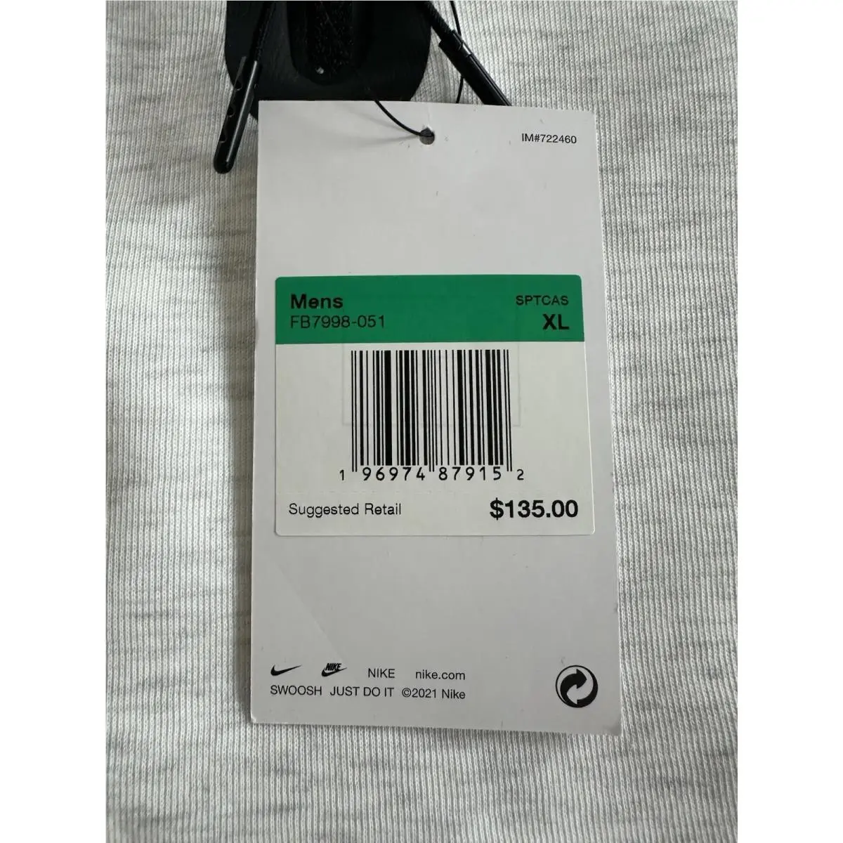 Nike clothing - FB7998 - FB7998 - Gray (UPC: 196974879152) 5