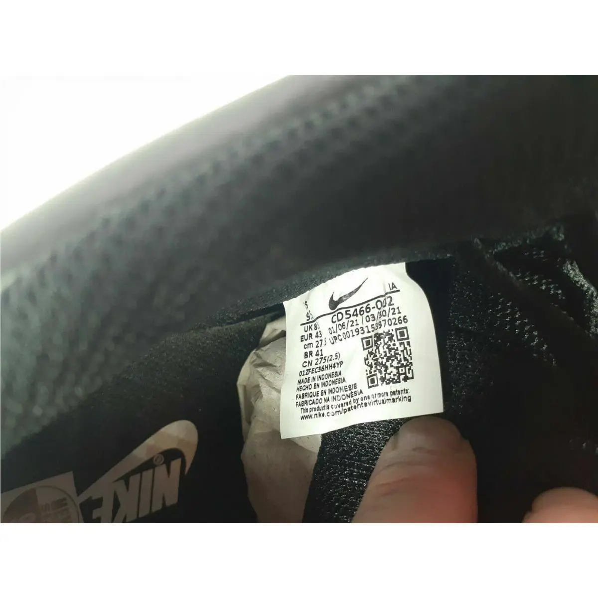 Nike shoes - COURT VISION - COURT VISION - CD5466 002 - Black 3