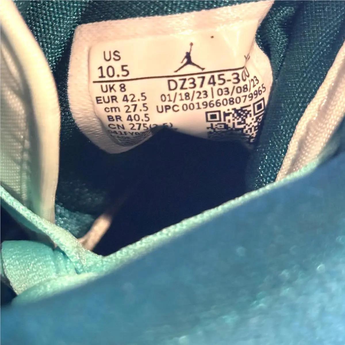 Nike shoes - Nike Air Jordan 1 - Air - DZ3745-300 - Multicolor (UPC: 196608079989) 7
