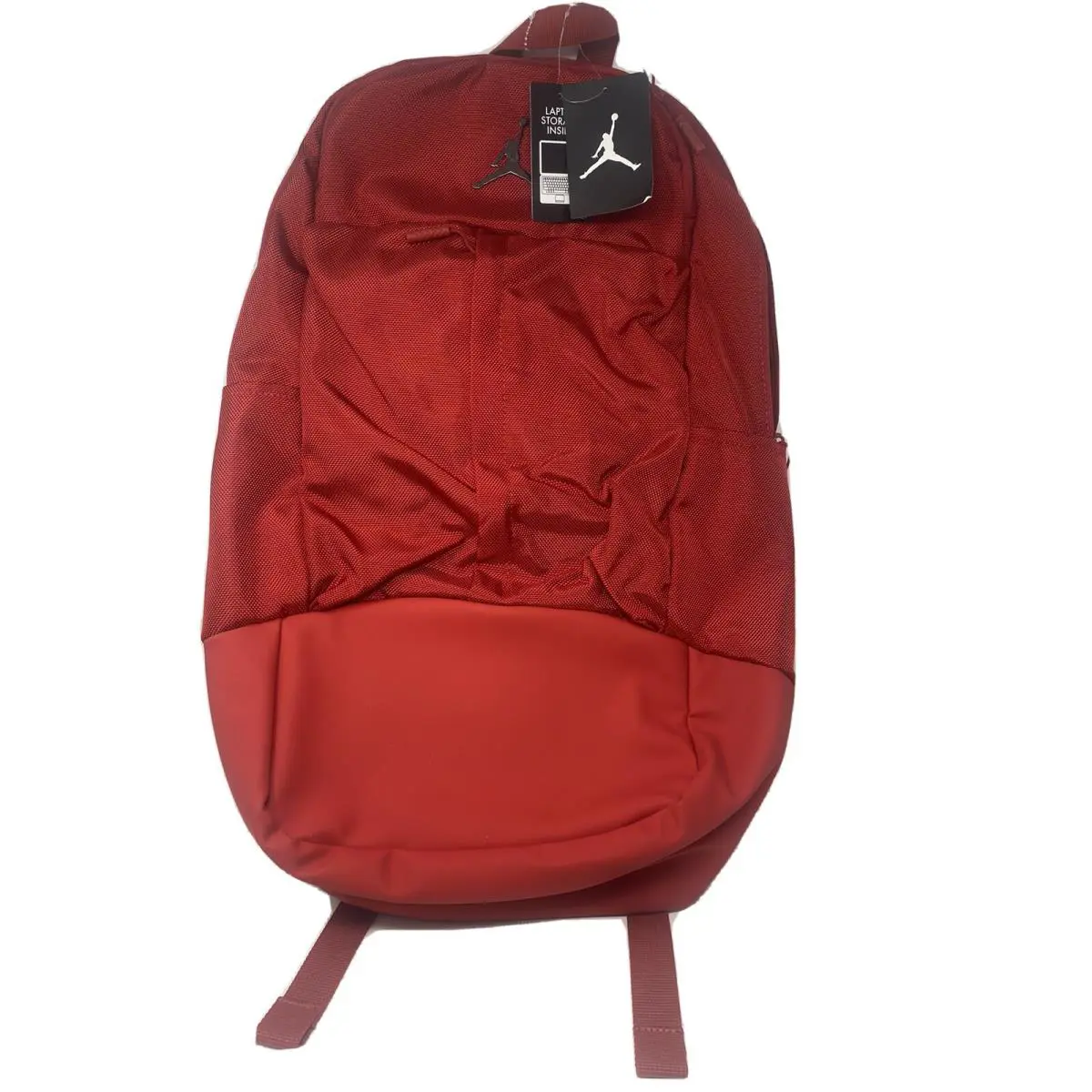 Nike Air Jordan Jumpman Logo Large Backpack Gym Laptop Sleeve Red