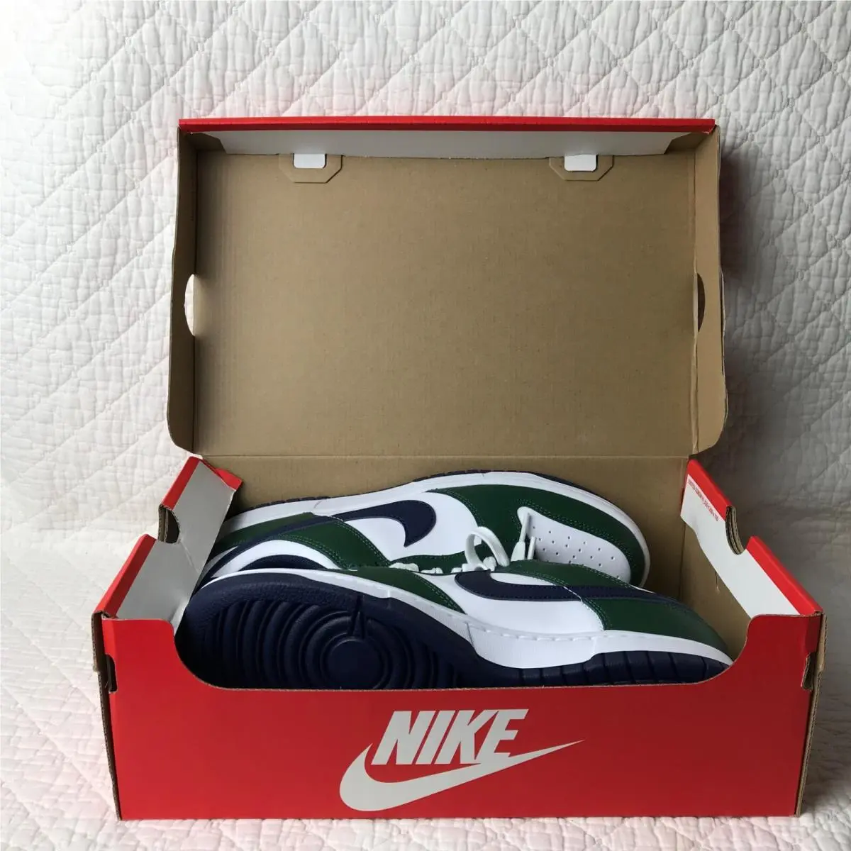 Nike shoes - Nike Dunk Low - Dunk Low - FV6911-300 - Fir/Midnight navy/White 9