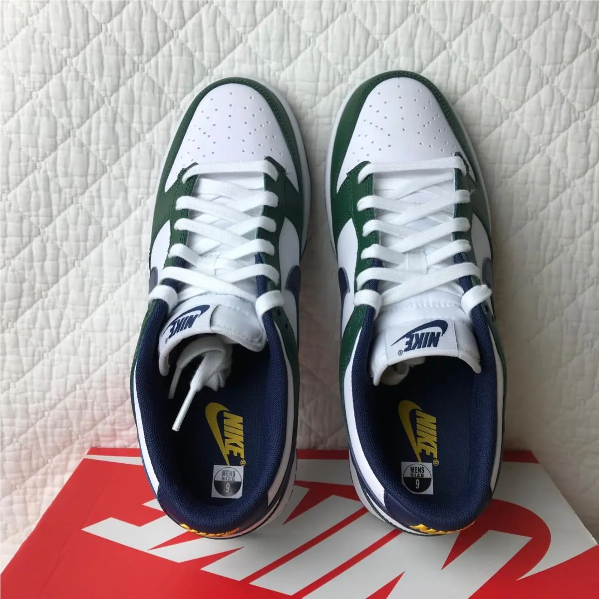 Nike shoes - Nike Dunk Low - Dunk Low - FV6911-300 - Fir/Midnight navy/White 8