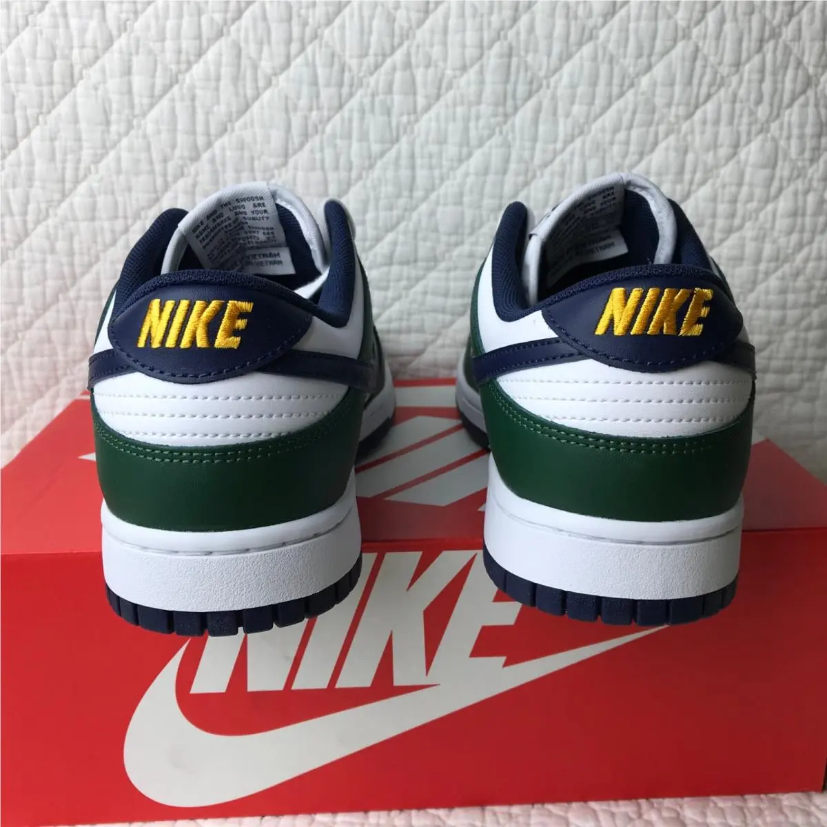 Nike shoes - Nike Dunk Low - Dunk Low - FV6911-300 - Fir/Midnight navy/White 4