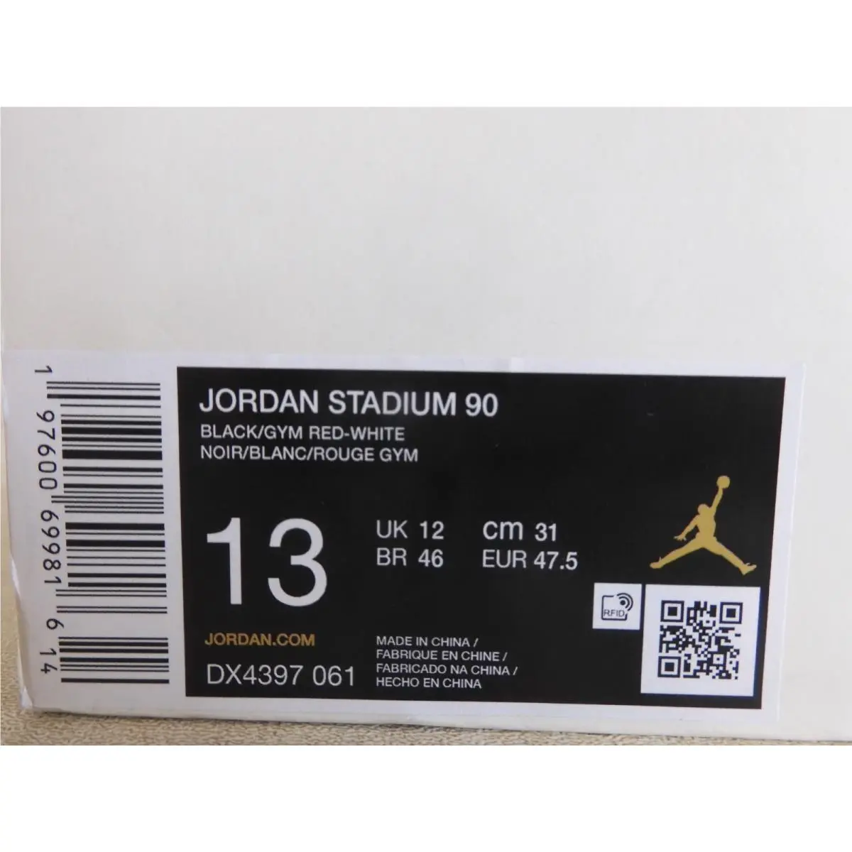Nike shoes - Jordan Stadium - Stadium - DX4397-061 - Black (UPC: 197600699816) 6