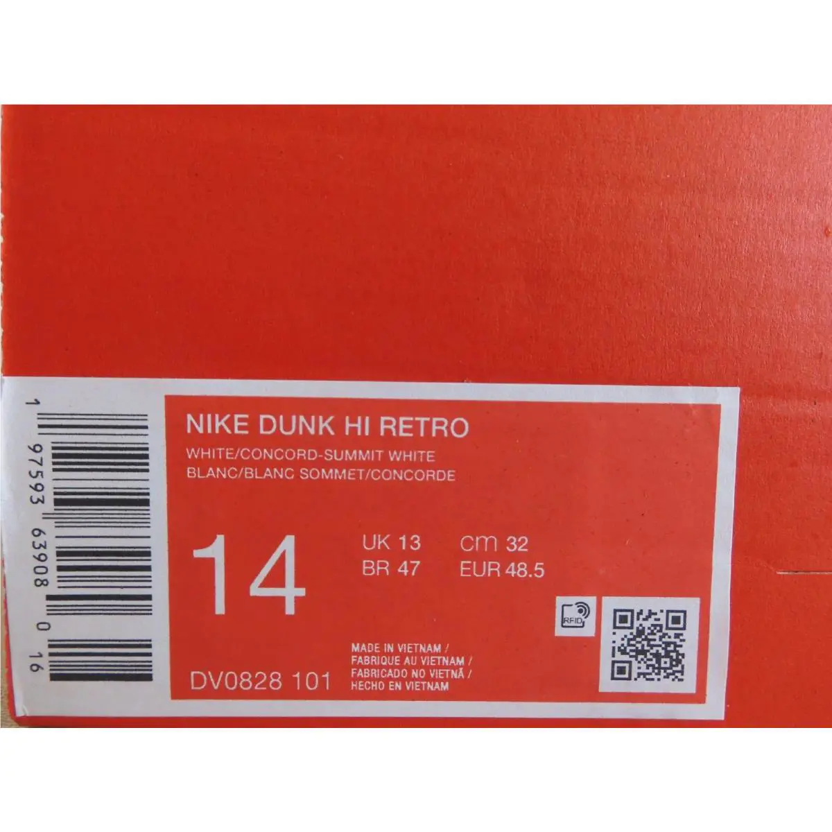 Nike shoes - Nike Dunk High - Dunk High - DV0828-101 - White (UPC: 197593639080) 3