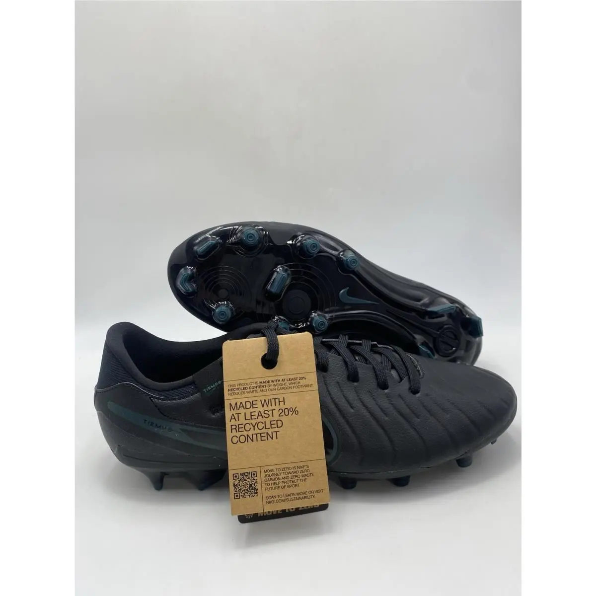Legend 10 Academy Fg/mg Black Deep Jungle DV4337 002 Men`s Size 11.5 by Nike