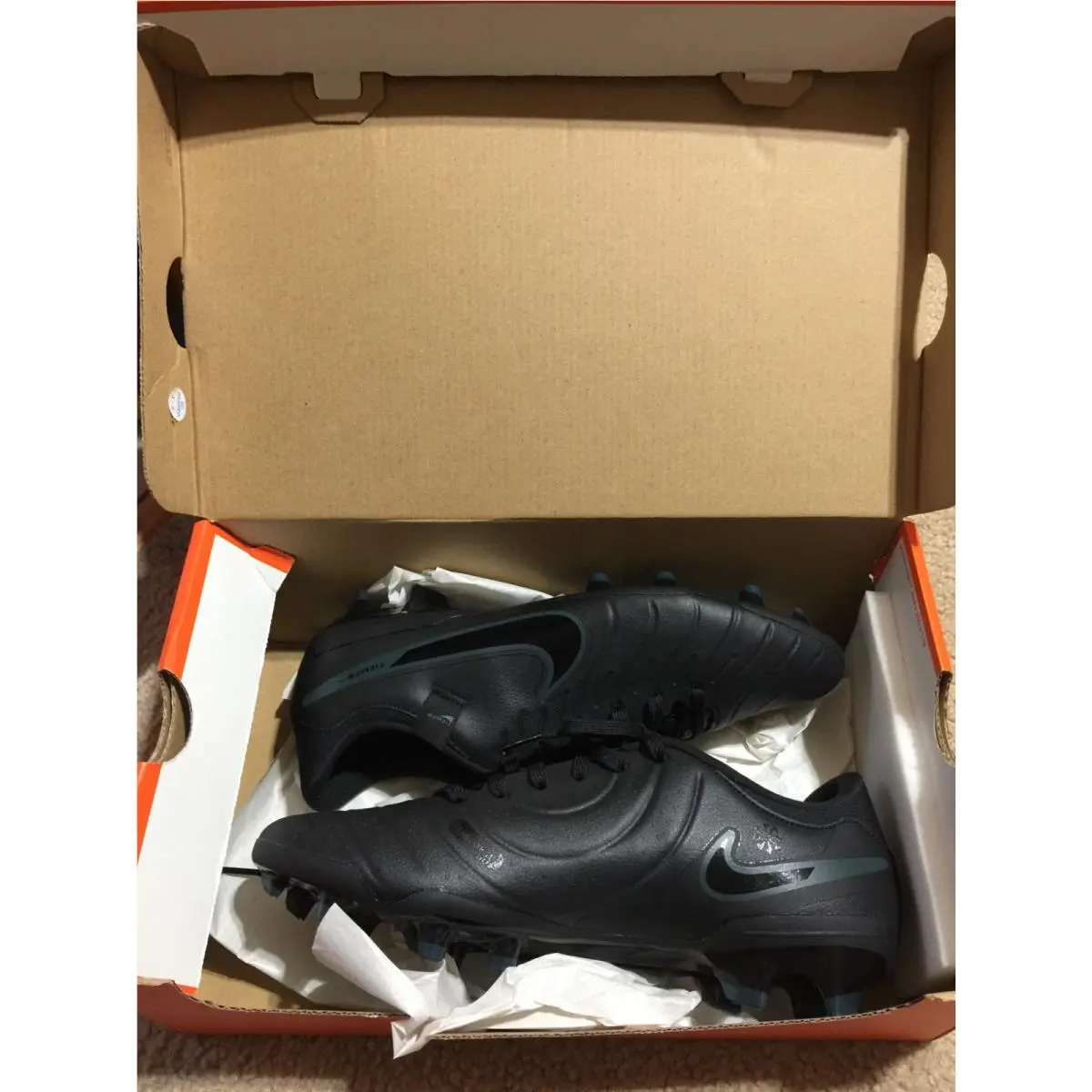 Nike Tiempo Legend 10 Academy MG Soccer Cleats Black DV4337-002 U.s Men 9