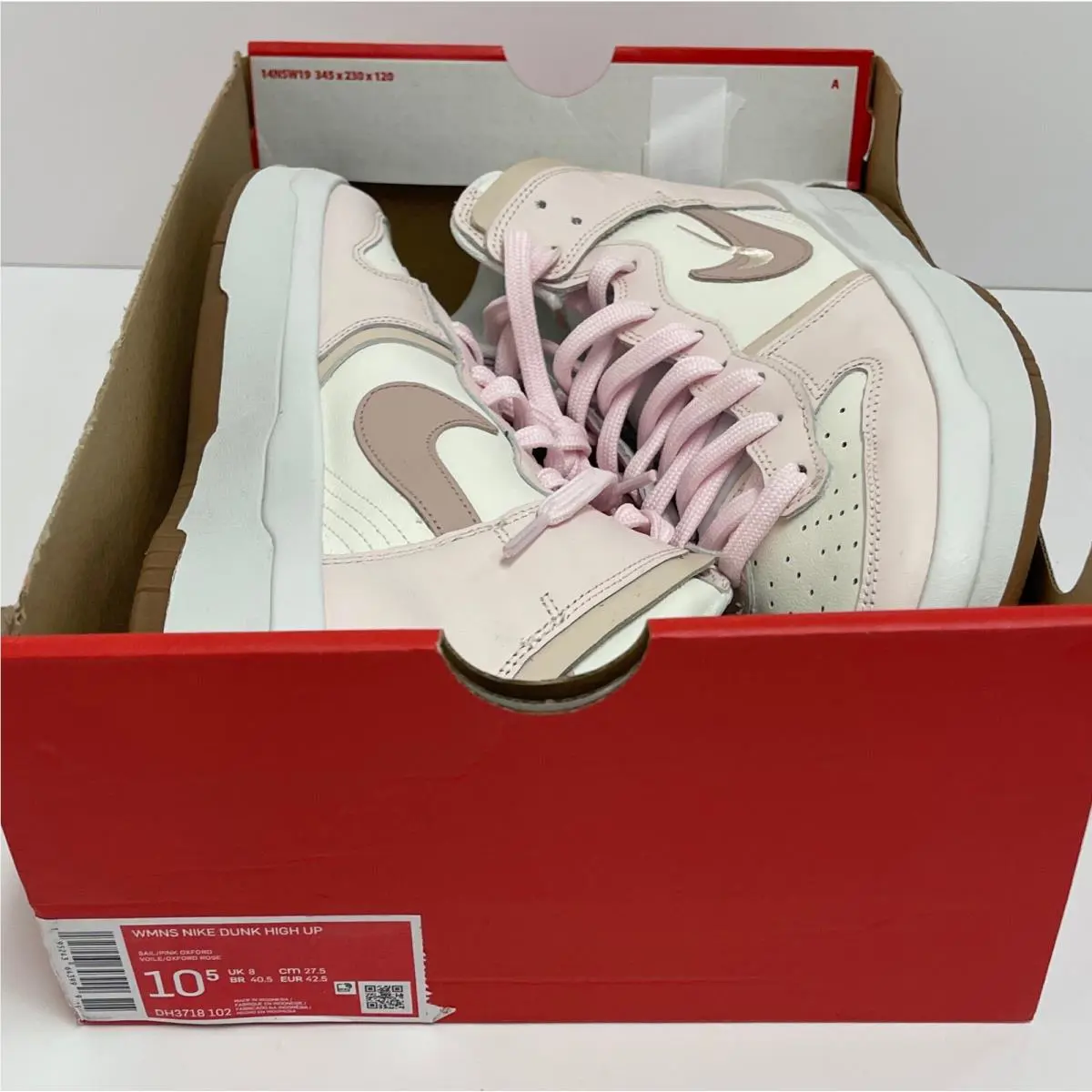 Nike shoes - Nike Dunk High - Dunk High - DH3718-102 - Sail Pink Oxford (UPC: 195243643999) 9